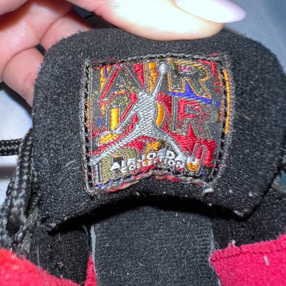 JORDAN 10 Retro Toddler Shoes White Black Red Varsity Chicago Sneakers Size 7C - Picture 10 of 10